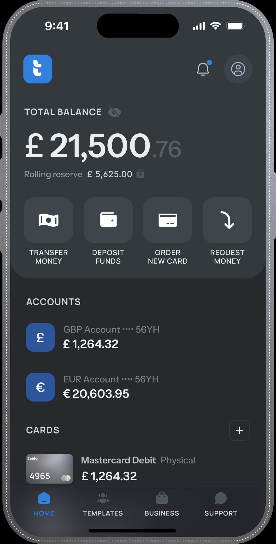 Teido mobile app